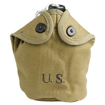 Pokrowiec US M10 na butelkę polową KHAKI repro