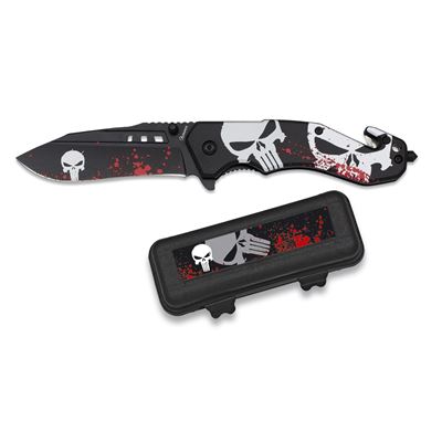 Nóż zamykający LEBKA PUNISHER z przecinakiem