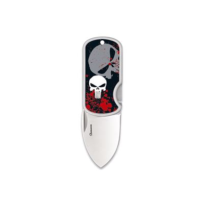 Nóż zamykający DOG TAG PUNISHER LEBKA mały