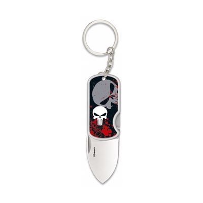 Nóż zamykający DOG TAG PUNISHER LEBKA wisiorek
