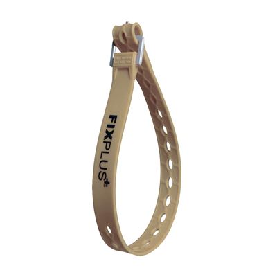 FIXPLUS 66 cm gumowy pasek ściągający TAN