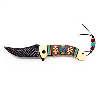 Nóż INDIAN CLASSIC z gładkim ostrzem