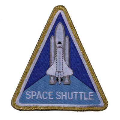 Naszywka na rzep NASA SPACE SHUTTLE