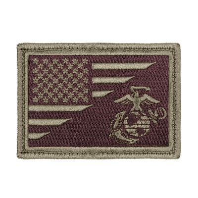 Naszywka na rzep z flagą USA/USMC