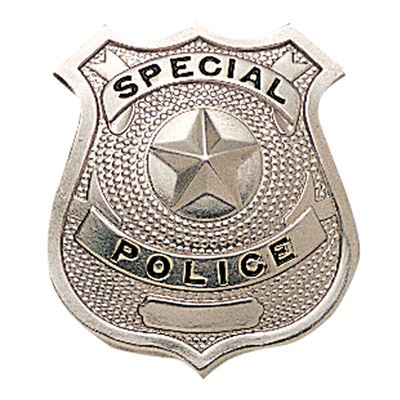 Odznaka SPECIAL POLICE SREBRNA