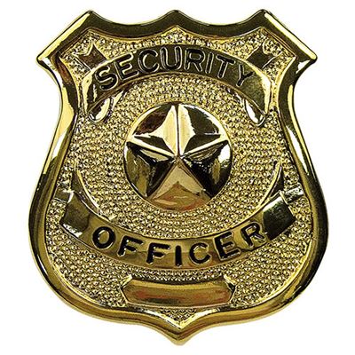 Odznaka SECURITY OFFICER ZŁOTA