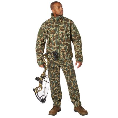 TACTICAL kurtka softshell z kapturem FRED BEAR CAMO