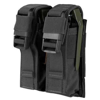 Torba MOLLE FLASHBANG podwójna granatowa CZARNA