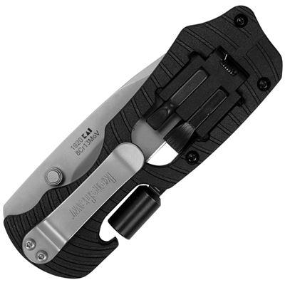 Nóż SELECT FIRE z gładkim ostrzem BLACK