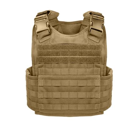 Kamizelka MOLLE do przenoszenia płyt COYOTE oversize