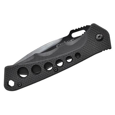 Nóż zamykający RAGE LINERLOCK z gładkim ostrzem BLACK