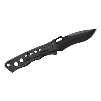Nóż zamykający RAGE LINERLOCK z gładkim ostrzem BLACK