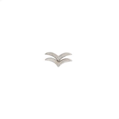 Odznaka WINGS do piercingu SILVER para
