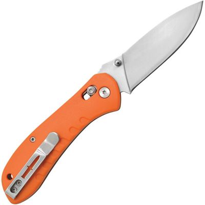 Nóż zamykający ROVAX CUDA z gładkim ostrzem ORANGE