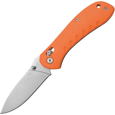 Nóż zamykający ROVAX CUDA z gładkim ostrzem ORANGE
