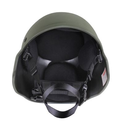 Kask MICH 2000 plastikowy US ABS ZIELONY z wyściółką