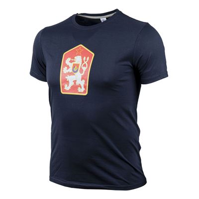 T-shirt retro Czechosłowacja niebieski