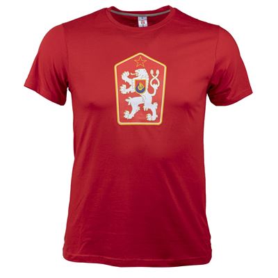 Koszulka retro Czechosłowacja CZERWONA