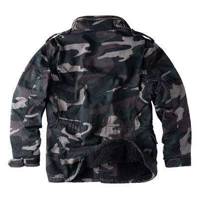PARATROOPER Vintage kurtka zimowa BLACK CAMO