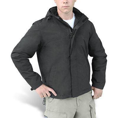 Kurtka WINDBREAKER ZIPPER CZARNA