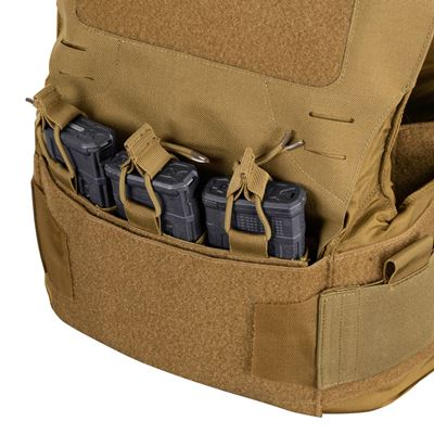 Kamizelka LCS VANQUISH LT z uchwytem na płyty COYOTE BROWN