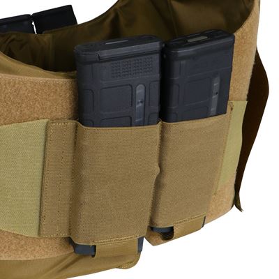 Kamizelka LCS VANQUISH LT z uchwytem na płyty COYOTE BROWN