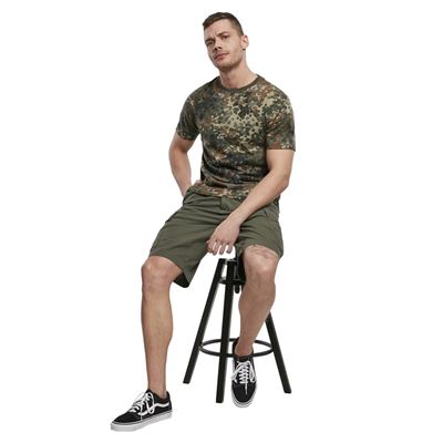 Szorty US BDU rip-stop ZIELONE