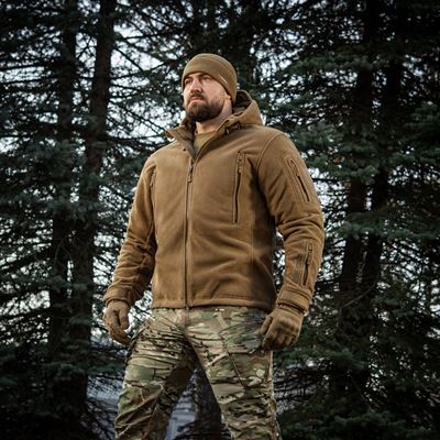 Kurtka polarowa z kapturem Windblock DIVISION Gen.II COYOTE M-TAC 20413017 19