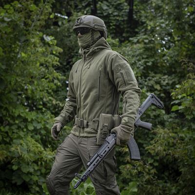 Kurtka polarowa z kapturem Windblock DIVISION Gen.II ZIELONA M-TAC 20413062 23