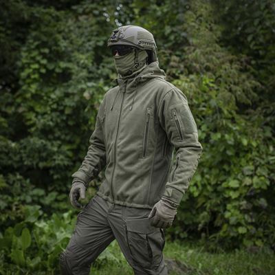 Kurtka polarowa z kapturem Windblock DIVISION Gen.II ZIELONA M-TAC 20413062 22