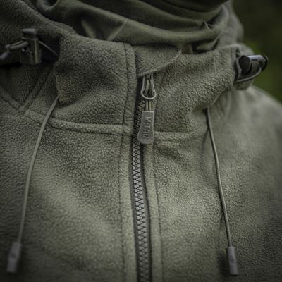 Kurtka polarowa z kapturem Windblock DIVISION Gen.II ZIELONA M-TAC 20413062 20