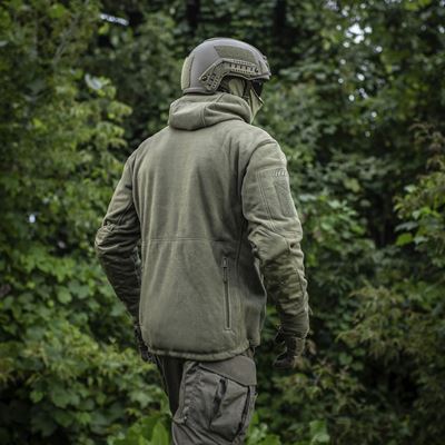 Kurtka polarowa z kapturem Windblock DIVISION Gen.II ZIELONA M-TAC 20413062 13