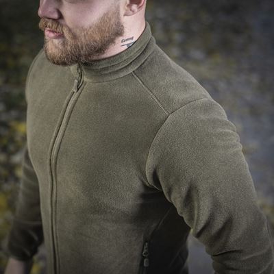 Bluza z zamkiem NORD z polaru Polartec® DARK OLIVE M-TAC 20467048 12