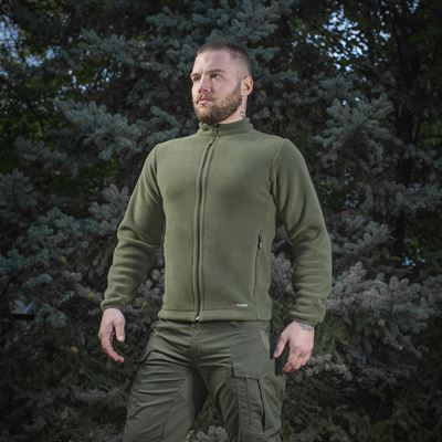 Bluza z zamkiem NORD z polaru Polartec® ZIELONA M-TAC 20467064 3