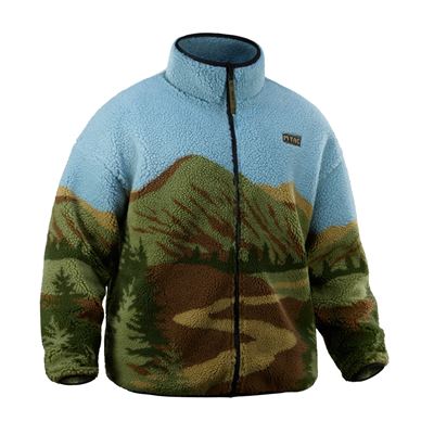Bluza z zamkiem błyskawicznym z polaru SHERPA z motywem KARPAT M-TAC 20564001 8