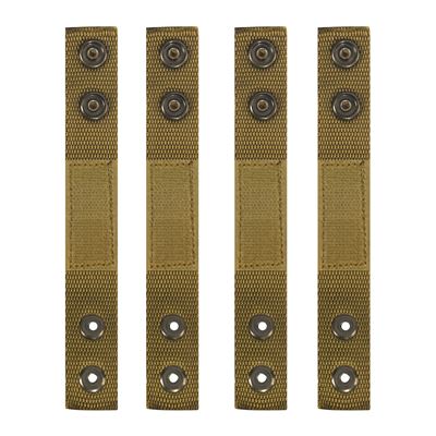 Paski do przypięcia do paska, 4 sztuki w opakowaniu COYOTE BROWN