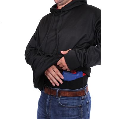Bluza z kapturem CONCEALED CARRY CZARNA