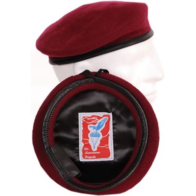Beret spadochroniarza CZERWONY