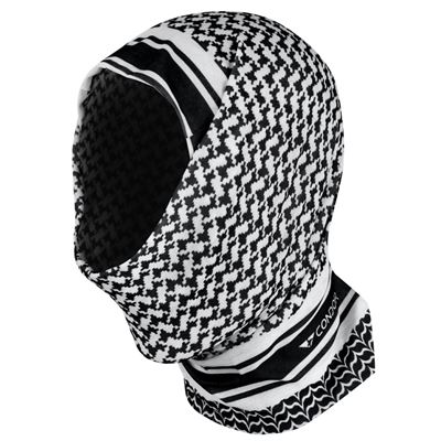 Szalik MULTI-WRAP wielofunkcyjny SKULL CZARNO-BIAŁY