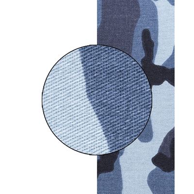 Tkanina keprowa URBAN CAMO BLUE szerokość 160 cm
