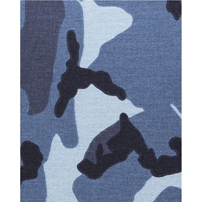 Tkanina skośna URBAN CAMO BLUE szerokość 160 cm