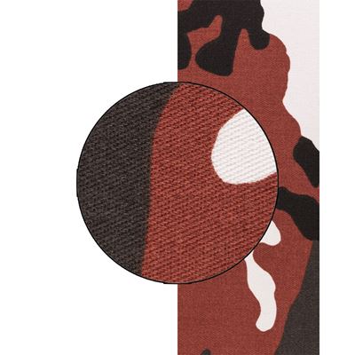 Tkanina skośna URBAN CAMO RED szerokość 160 cm