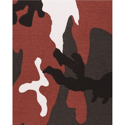 Tkanina keprowa URBAN CAMO RED szerokość 160 cm
