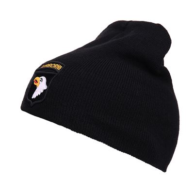 Czapka 101st AIRBORNE z dzianiny BLACK