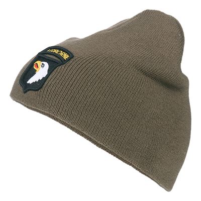 Czapka 101st AIRBORNE z dzianiny GREEN 1942