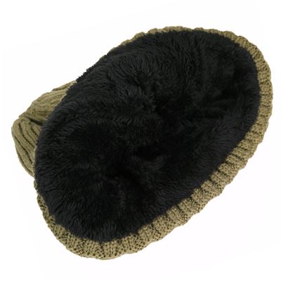 Czapka dzianinowa EXTREME BEANIE z ociepleniem ZIELONA
