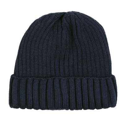 Czapka dzianinowa EXTREME BEANIE z ociepleniem NIEBIESKA