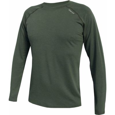 Koszulka z długim rękawem IBRAK wool GREEN