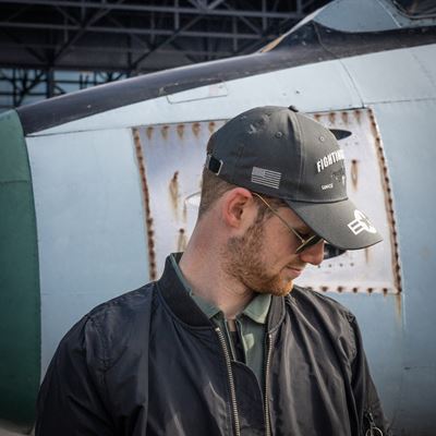 Czapka baseballowa F-16 FALCON SZARA FOSTEX 215066 6
