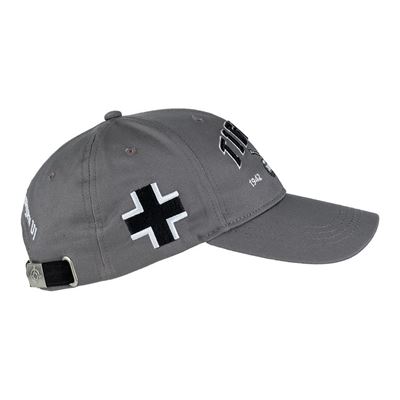 Czapka z daszkiem TIGER tank GREY